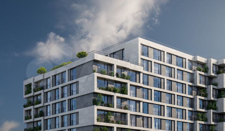 1-к. апартаменты, 64,7 м², 13/29 эт.