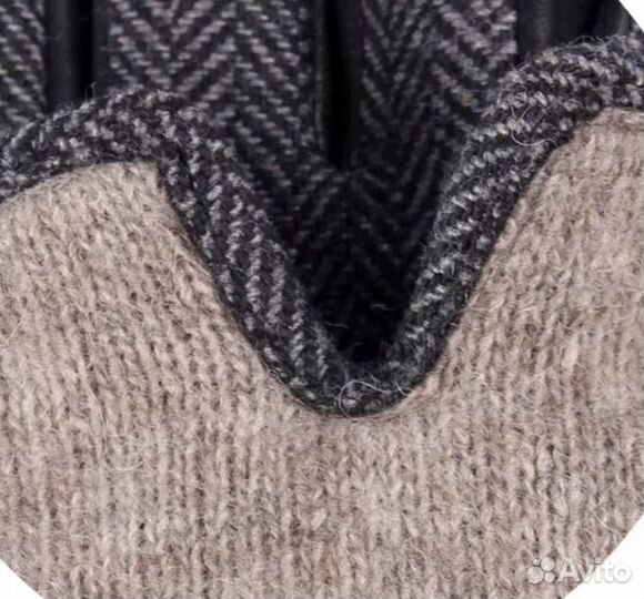 Перчатки твидовые