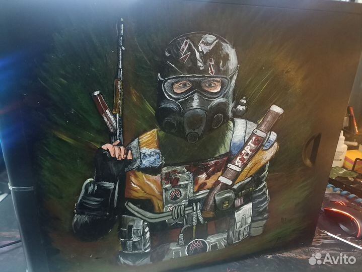 Старый игровой системный блок (без видеокарты)