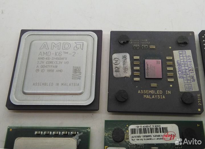 Ретро-процессоры: Intel и AMD. Коллекционерам