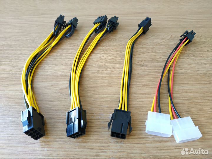 Переходник питания видеокарты PCI-E 6 pin на 8 pin