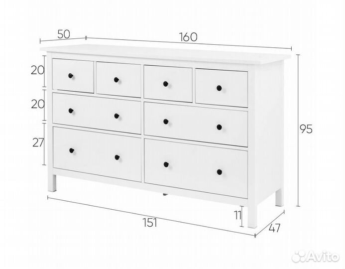Комод IKEA Hemnes