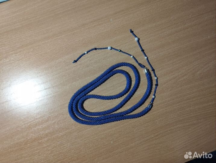 Лариат из бисера