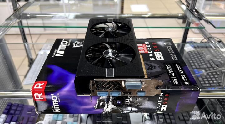 Видеокарта Sapphire RX 580 nitro + 4GB/Гарантия