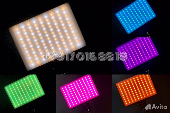 Видеосвет Yongnuo RGB + штатив