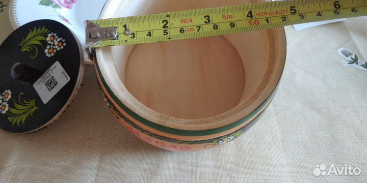 Деревянный контейнер для продуктов Экологичный