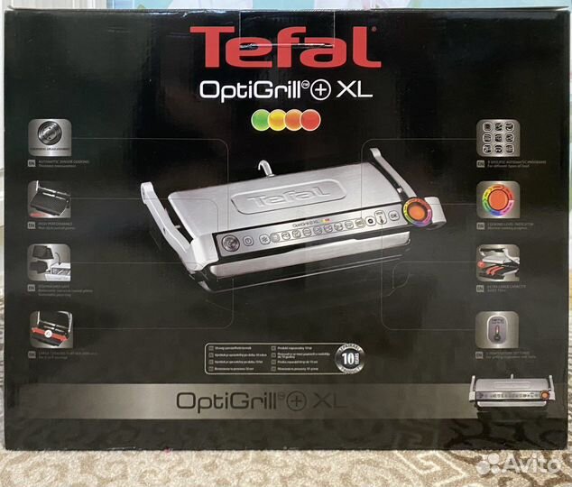 Электрогриль tefal новый