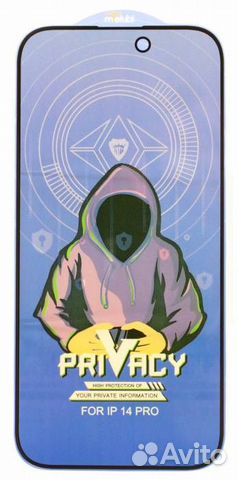 Защитное стекло 3D Анти-шпион для iPhone 14 Pro#31