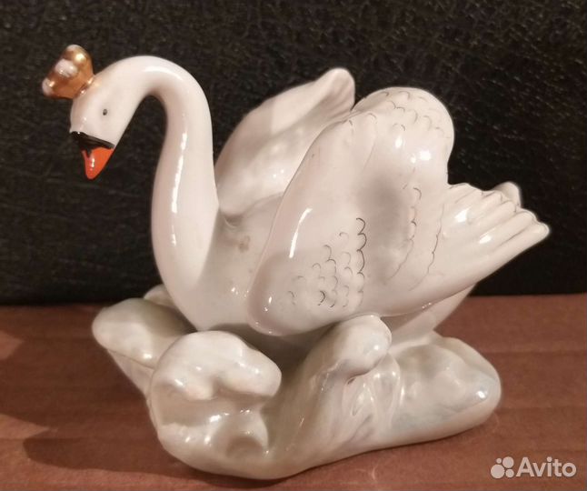 Статуэтка Царевна Лебедь, фарфор Дулёво 1955г