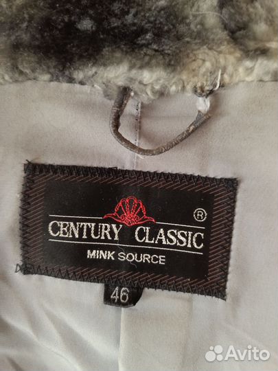 Шуба мутоновая с капюшоном размер 50 52