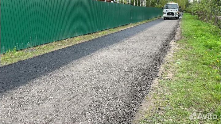 Асфальтирование,отсыпка асфальтовой крошкой