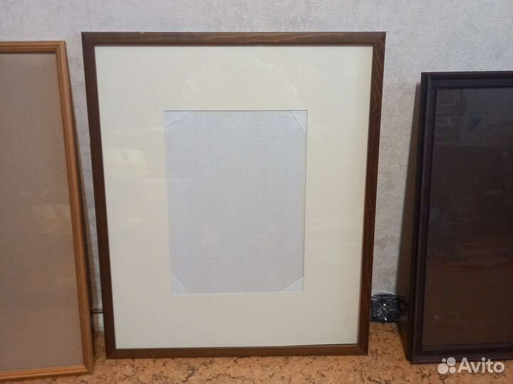 Рамы для картин рис. Со стеклом и паспарту