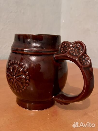 Бокал глиняный для кваса