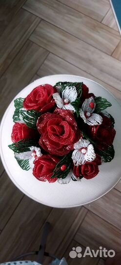 Деревья и цветы из бисера