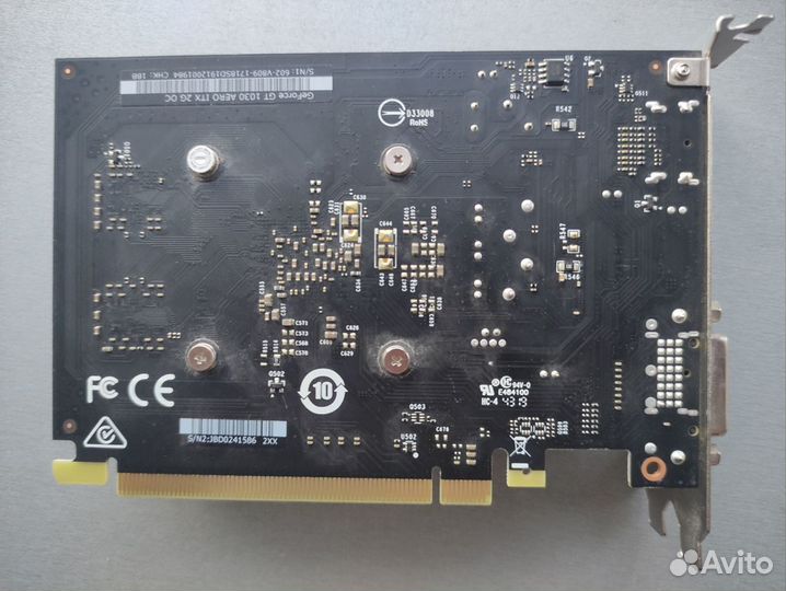 Видеокарта gt 1030 2gb gddr5