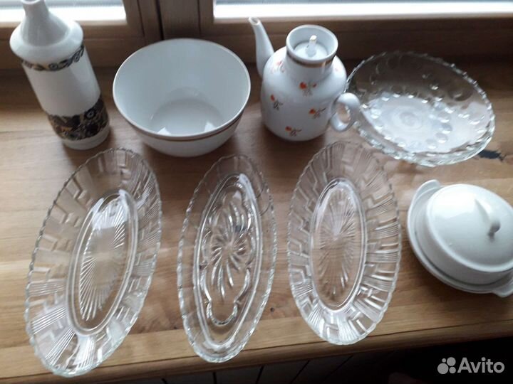 Посуда ссср. Фарфор, стекло, хрусталь