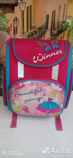 Рюкзак школьный для девочки бу