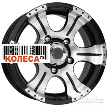 Кик Байконур 7x15 6x139,7 ET-5 Dia108.5 алмаз черн