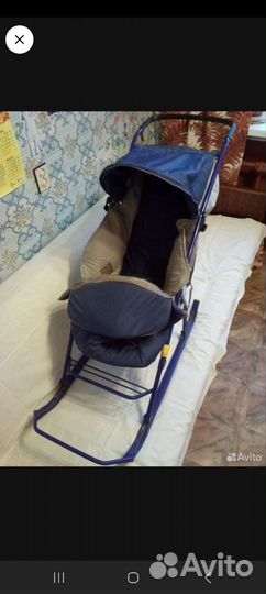 Детские санках коляска бу