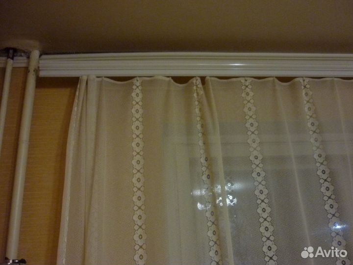 Гардина, карниз металлический, 2,20 м