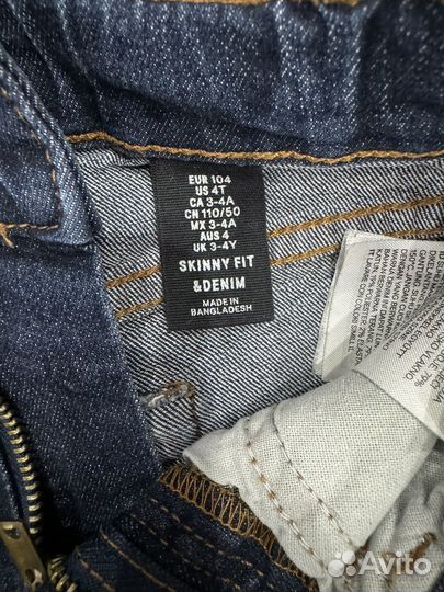 Джинсы zara для мальчика 110