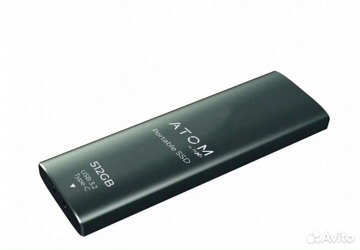 Внешний диск SSD Atom 512GB USB3.2 Type-C