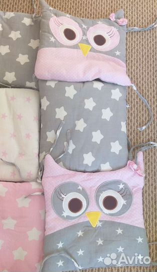 Бортики в кроватку