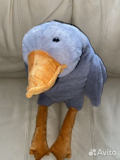 Гусь обнимусь Серый 90 см Мягкие игрушки