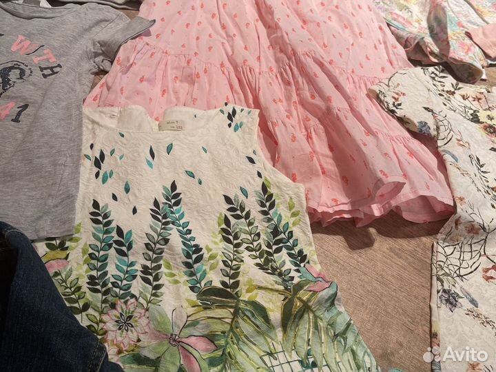 Пакет вещей для девочки 122-128 Zara, Mayoral