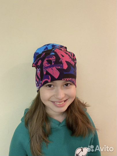 Шапка граффити для девочки и мальчика