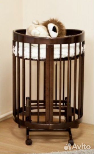 Овальная кроватка-трансформер 8 в 1 « Паулина-2»