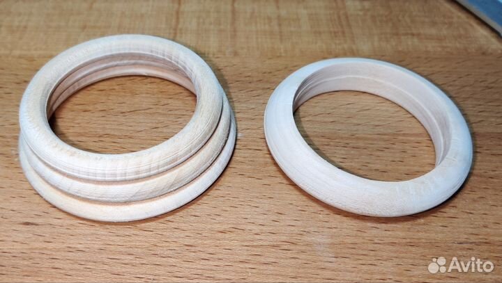 Деревянное кольцо, для игрушек, для рукоделия