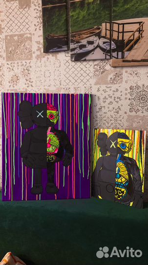 Картина Kaws 50*60