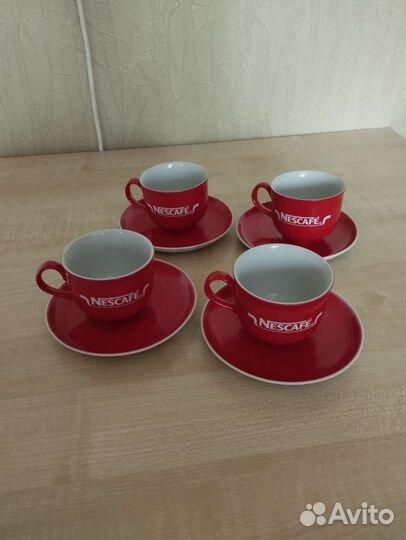 Кофейный набор на 4 персоны, 8 предметов, новый