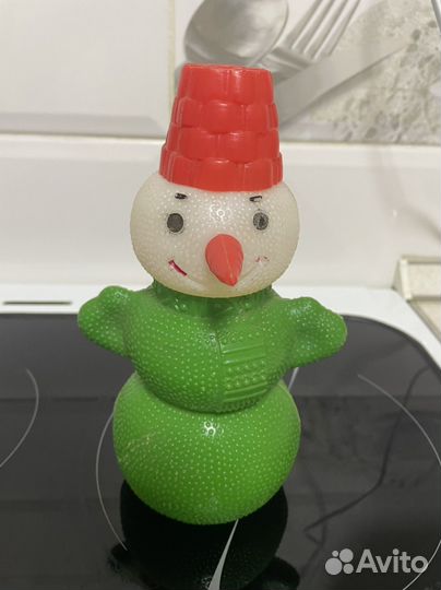 Снеговик СССР пластик