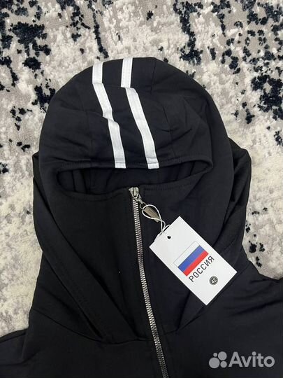 Зип худи с балаклавой Россия