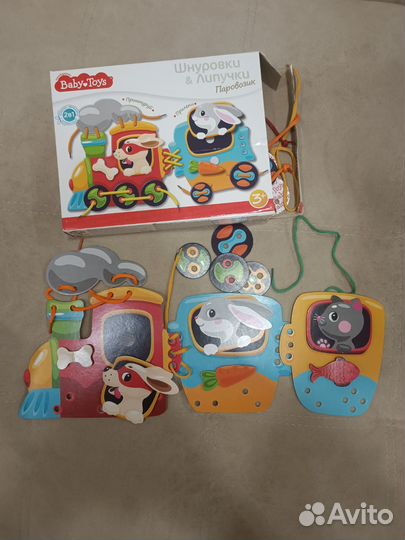 Развивашка Шнуровка и липучки