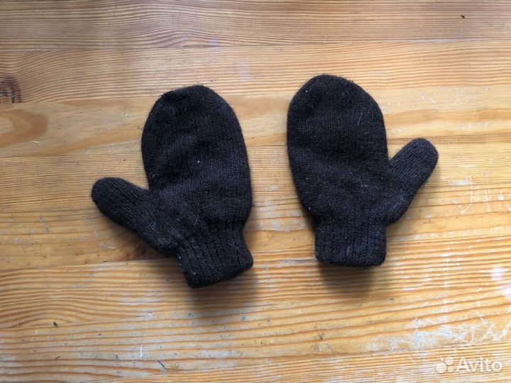 Шерстяные варежки детские