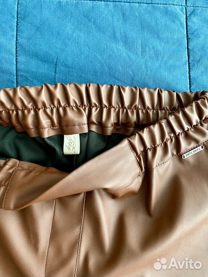 Брюки кожаные 40