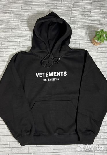 Худи Vetements черная