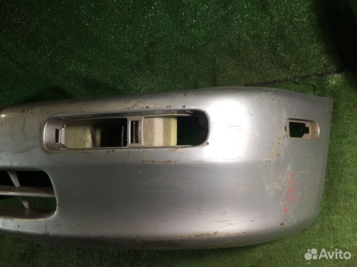 Бампер передний Mazda Familia BHA Серебро с усилит