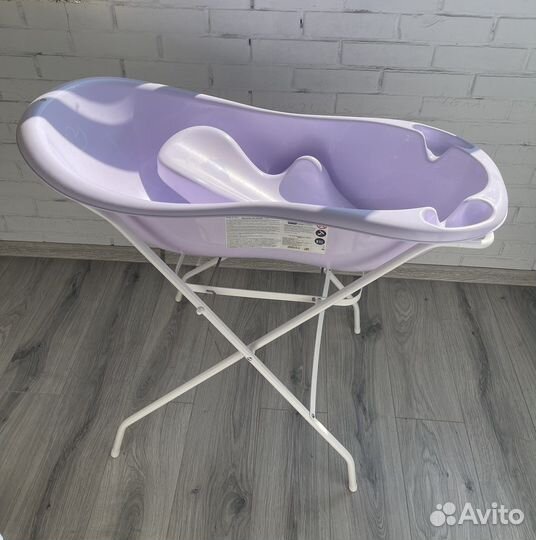 Ванночка +горка+подставка для купания Tega baby