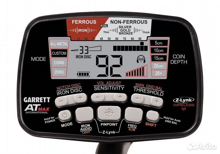 Металлоискатель Garrett AT Max подводник амфибия