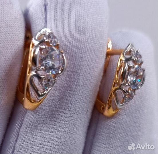 Золотые Серьги 585 пробы. Рассрочка