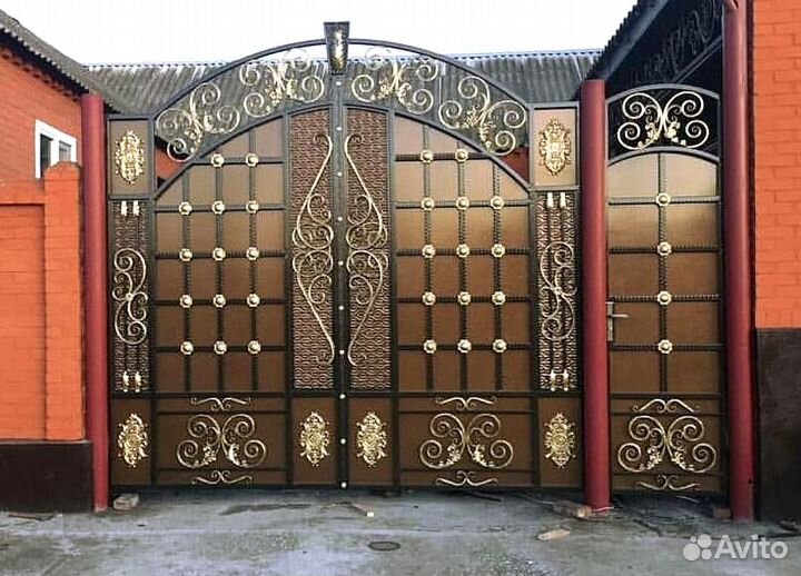 Кованые ворота