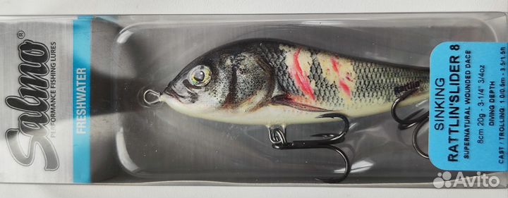 Джерки Salmo Rattlin Slider 8S