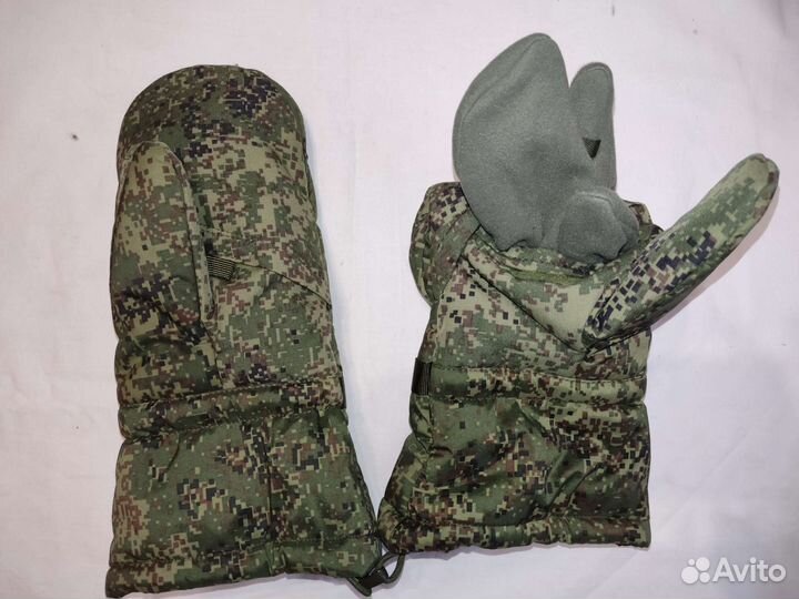 Варежки 3х палые военные