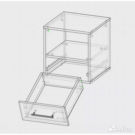 Тумба прикроватная Бруно новая