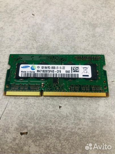 Оперативная память So-dimm DDR3 1GB 1066Mhz