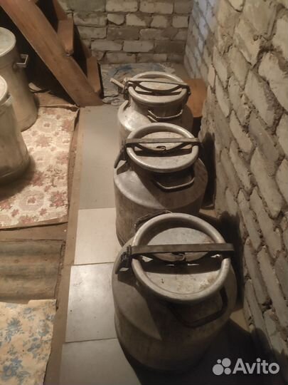 Фляги бидоны алюминиевые 40 литров, 30 литров